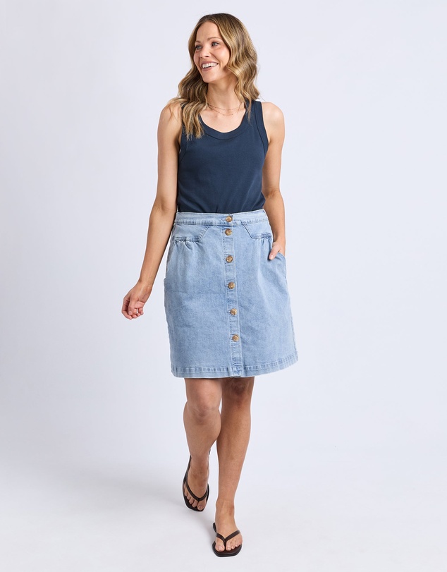 Foxwood - Amanda Skirt 90 S Vintage Blue