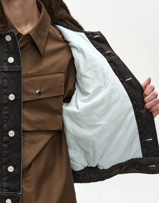 Andersson Bell - Padded Denim Bomber Jacket