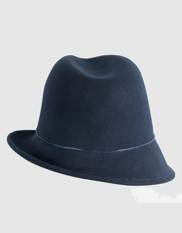 Max Alexander - Felt Navy Trilby Hat