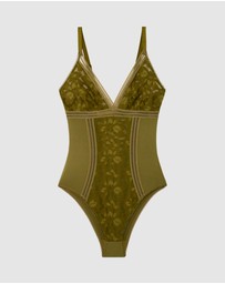 Passionata - Gardenia Wirefree Lingerie Bodysuit With Lace