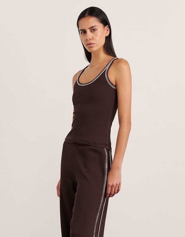Jag - Celina Blanket Stitch Tank
