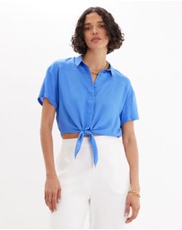 Amelius - Amabel Short Sleeve Crop Shirt