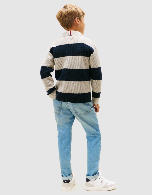 Tommy Hilfiger - Wool Blend Rugby Sweater - Teens