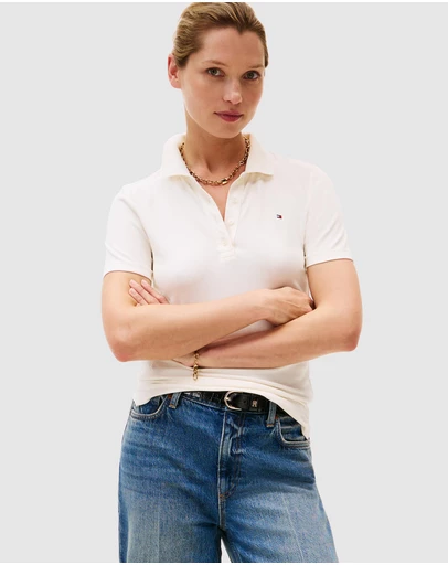 Tommy Hilfiger - 1985 Slim Pique Short Sleeve Polo