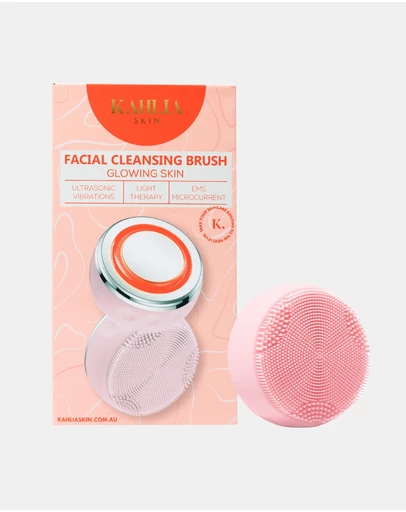 Kahlia Skin - LED Facial Cleansing Brush with EMS Microcurrent