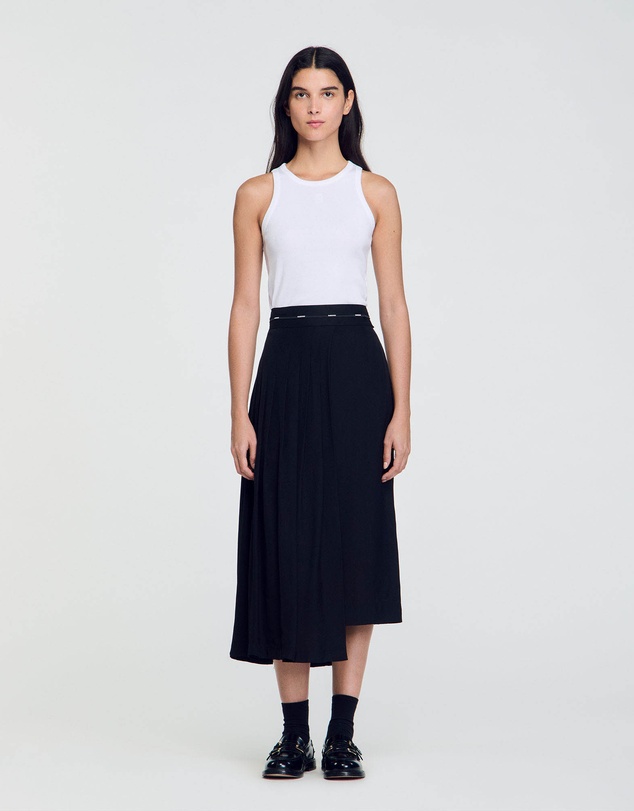 Sandro - Marianne Woven Skirt