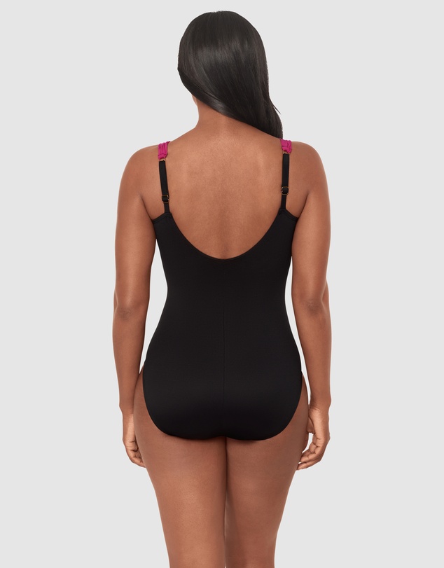 Miraclesuit Swimwear  - Petali Rosa Siren Underwired Crossover Shaping Swimsuit