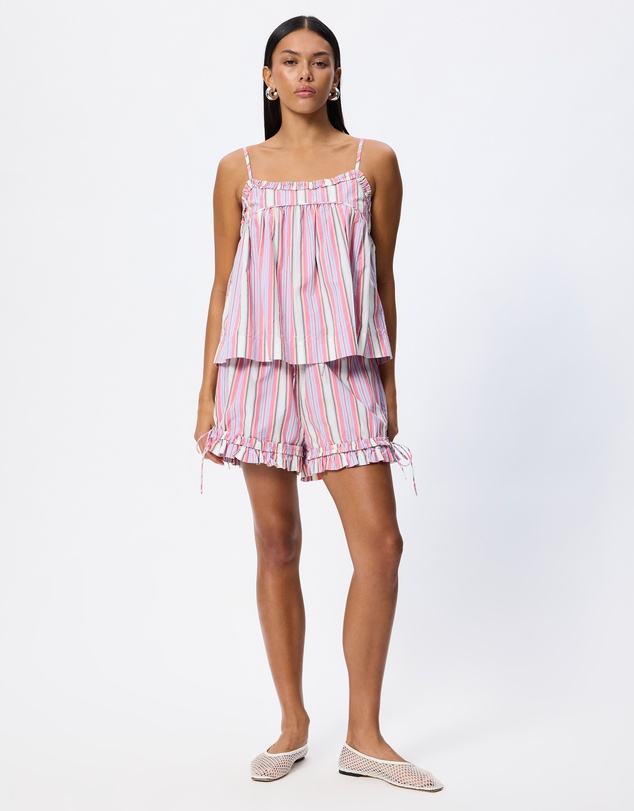 Damson Madder - Mafalda Frilly Tie Bloomers