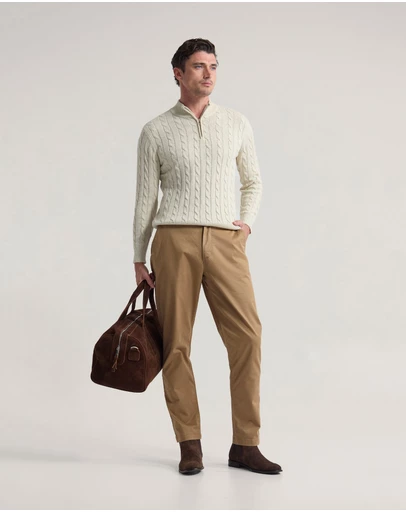 Oxford - Marlon Zip Neck Cable