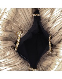 Pre-Loved by Azura Reborn - Pre-Loved chanel Pleated Leather Backpack Chain Detail