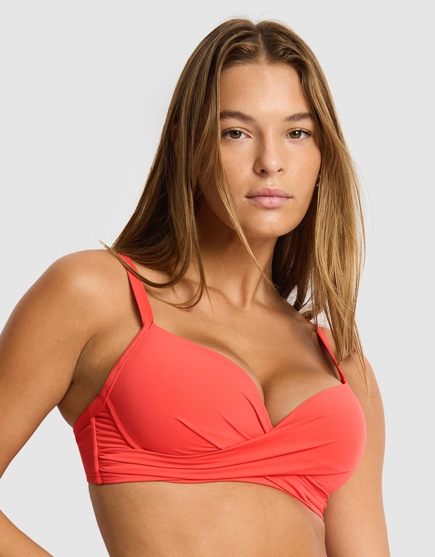 Sea Level Australia - Essentials Edit Cross Front Moulded Underwire Bra