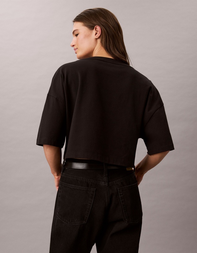 Calvin Klein Jeans - Boxy Varsity Logo Cropped Tee