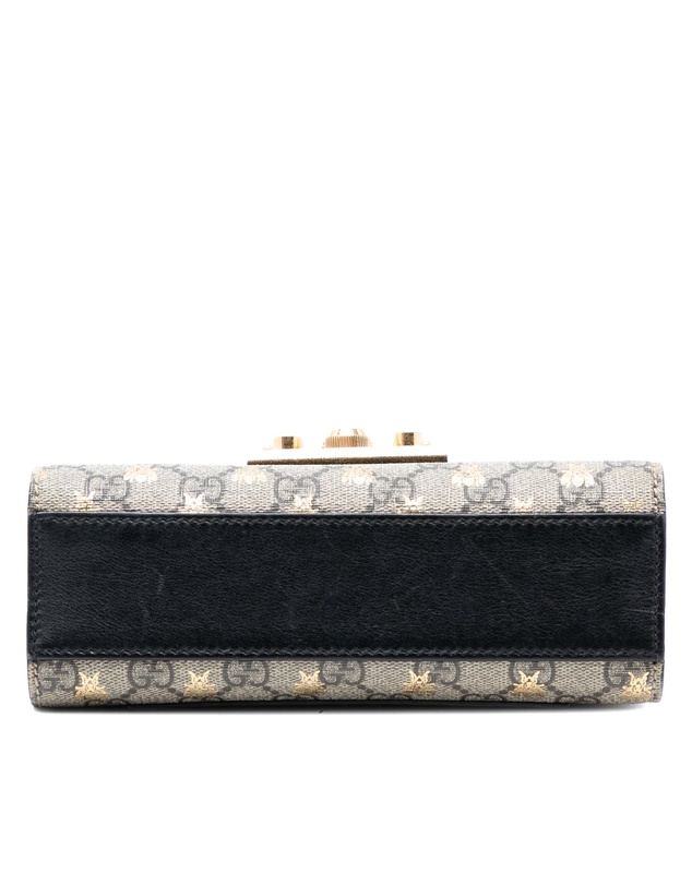Pre-Loved by Azura Reborn - Pre-Loved Small GG Supreme Bee Padlock Crossbody