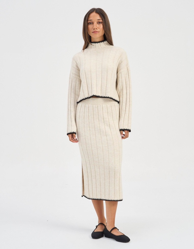 ONLY - Chick Knitted Midi Skirt