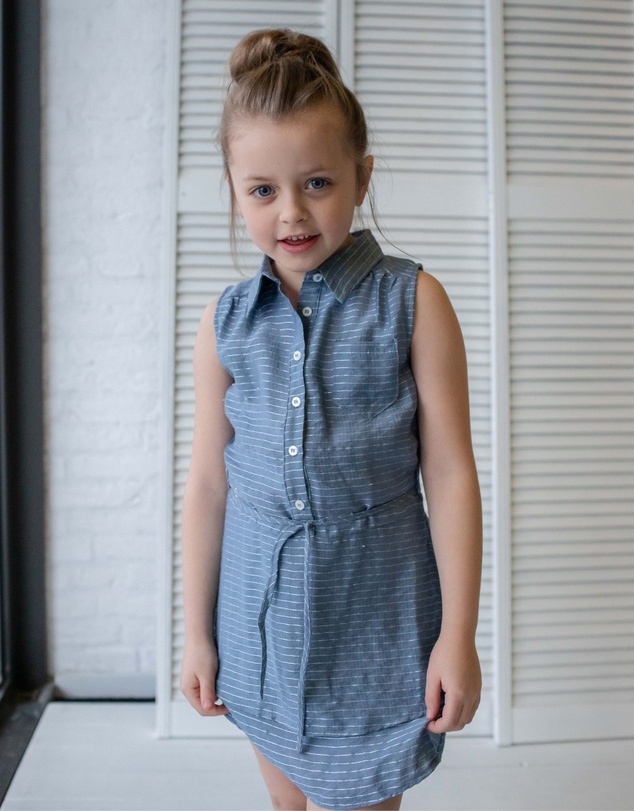 Quapi - Fanya Stripe Dress - Kids-Teens
