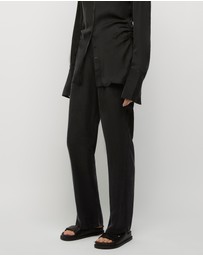FRIEND of AUDREY - Perle 100% Cupro Straight Trouser