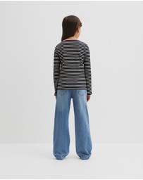 Country Road - Rib Flare Sleeve Top