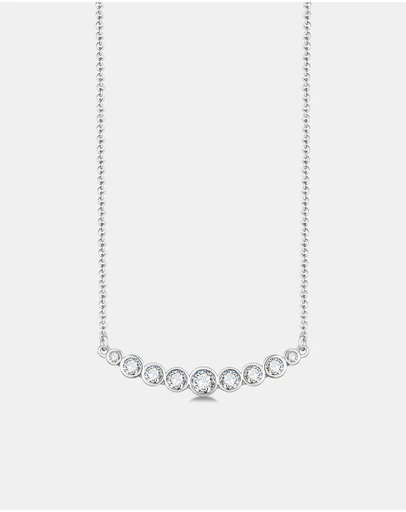 Mestige - Isolade Necklace - Silver Plated