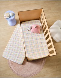 Linen House Kids - Playground 2-Piece Cot Fitted Sheet Set