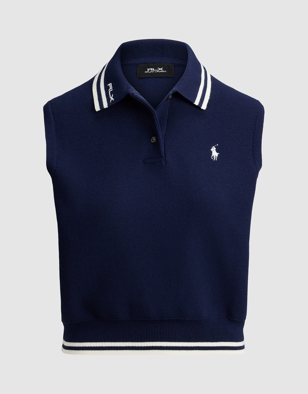 Polo Ralph Lauren - Cotton-Blend Polo-Collar Sweater