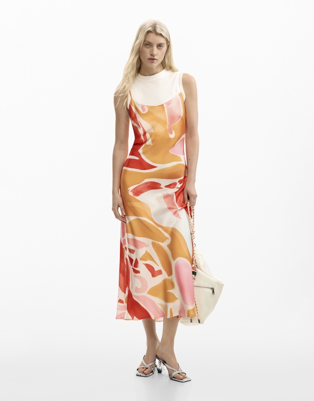 Desigual - 2-in-1 dress with straps