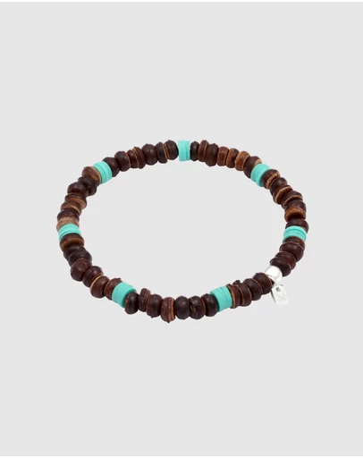 Kuzzoi - ICONIC EXCLUSIVE - Coconut Donut Bead Bracelet in 925 Sterling Silver