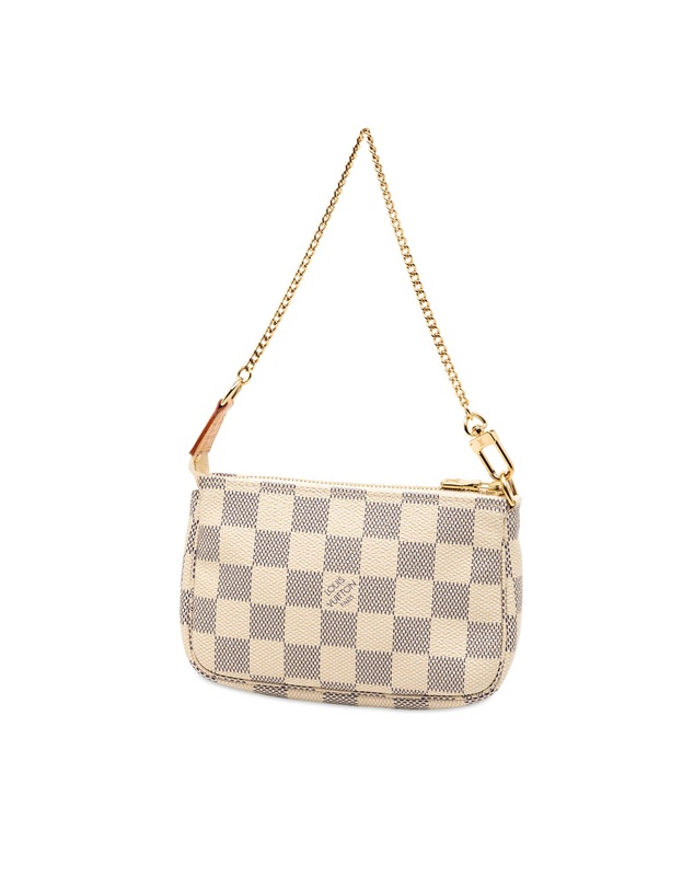 Pre-Loved by Azura Reborn - Pre-Loved Damier Azur Mini Pochette Accessoires