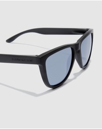 Hawkers Co - HAWKERS - Polarized Black Grey One Raw Sunglasses for Men and Women UV400