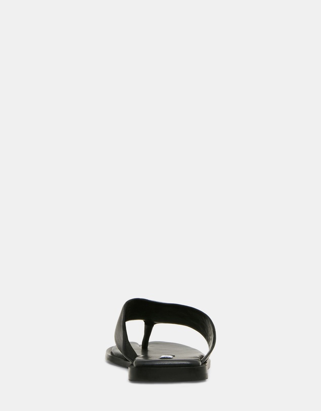 Steve Madden - Illia Black Leather Sandals