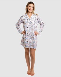 Sant And Abel - Women's Drawbertson Longhorns Night Shirt