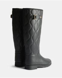 Hunter - Women’s Refined Tall Onion Quilt Black
