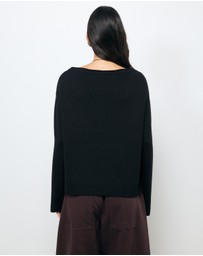 AERE - Nika Cotton Cashmere Knit Jumper