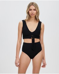 Duskii - Ribbed Vee Top