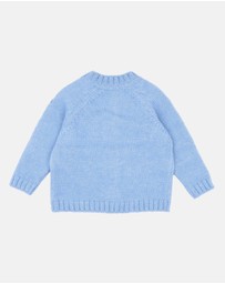 Fox & Finch - Wild Garden Hand Embroidered Cardigan - Babies