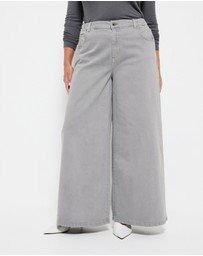 Commonry - Elasticated Wide Leg Jean