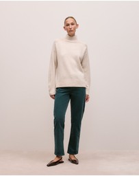 Trenery - Cord Five Pocket Boyfriend Pant in Forest