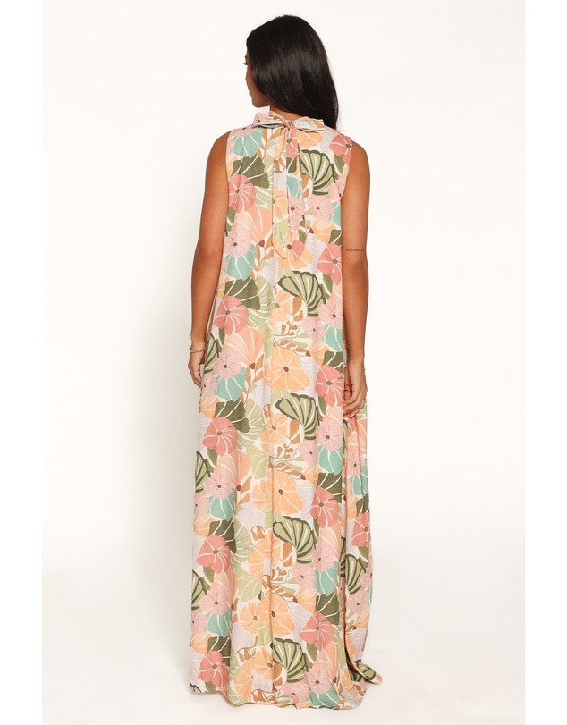 Petal & Pup - Mindie Maxi Dress - Retro Orange Floral