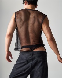 TEAMM8 - Edge Net Muscle Tank