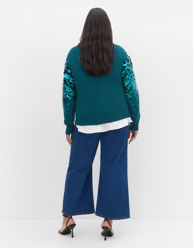 City Chic - Braylin Sequin Jumper