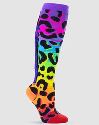 Crazy Skates - Crazy Socks Leopard Knee-High Socks