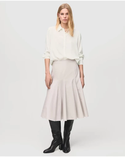 M.N.G - Fluid Long-Sleeved Blouse