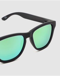 Hawkers Co - HAWKERS - Carbon Black Emerald ONE KIDS Sunglasses for Men and Women UV400