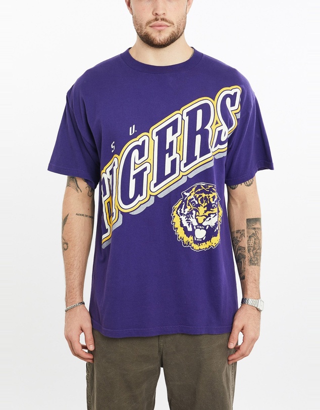 Vintage by The Real Deal - Pre Loved - Vintage 90s NCAA LSU Tigers Tee