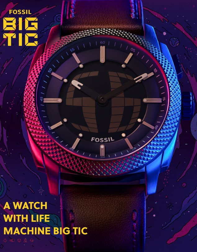 Fossil - Machine Brown Analogue-Digital Watch