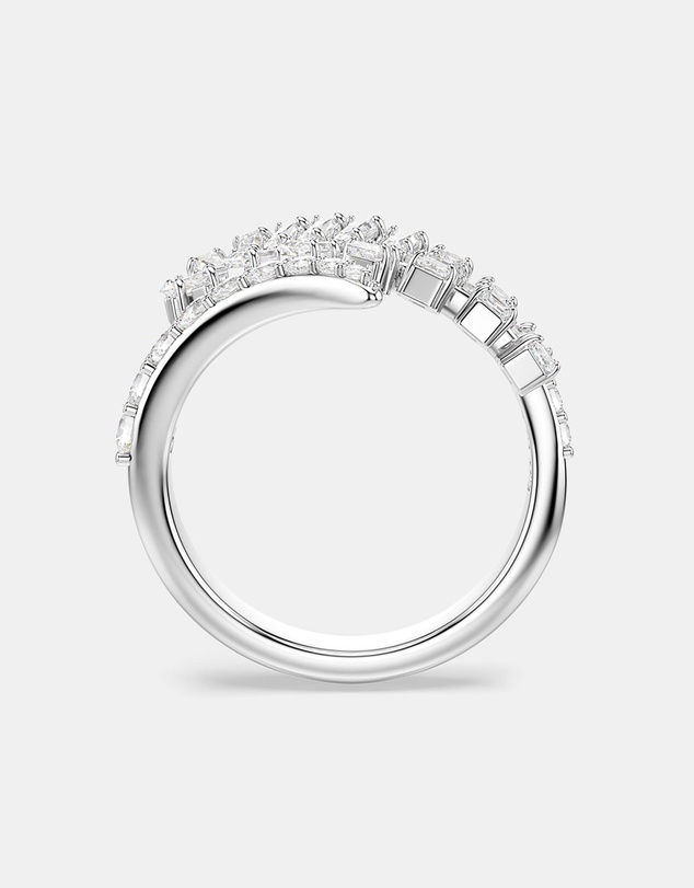 Swarovski - Vienna:Ring Feather Whi/Rhs 50