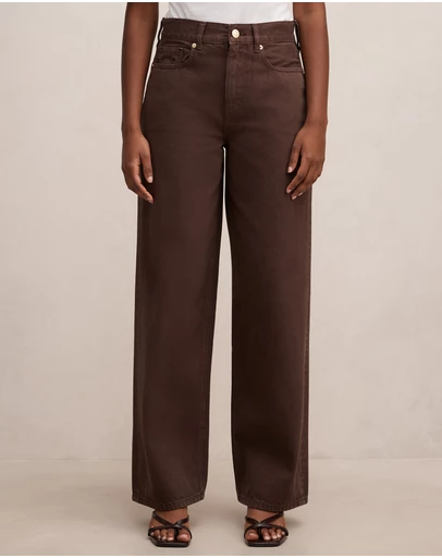 Forever New Petite - Gia Petite High Rise Wide Leg Jeans