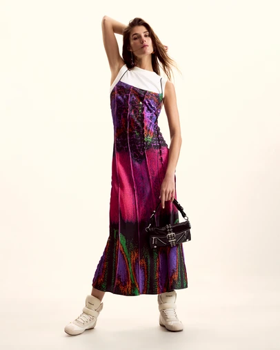 Desigual - Combined dress designed by Mr. Christian Lacroix