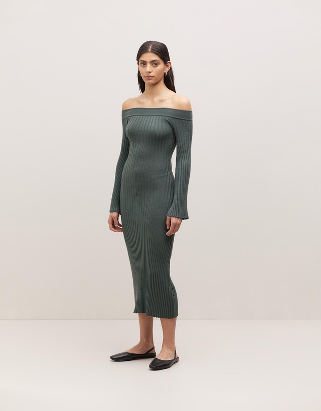 Minima Esenciales - Willow Merino Wool Knit Dress
