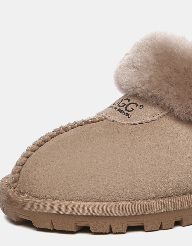 EVERAU - Australian Shepherd Ugg Waffle Plus Cow Suede Upper House Shoes