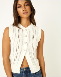 Dazie - Poppy Knit Vest